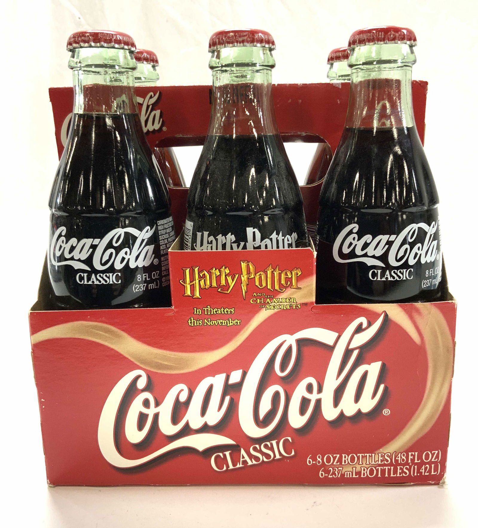 Harry Potter Special Ed 6 Pack COCA COLA Bottles (1 of 6)
