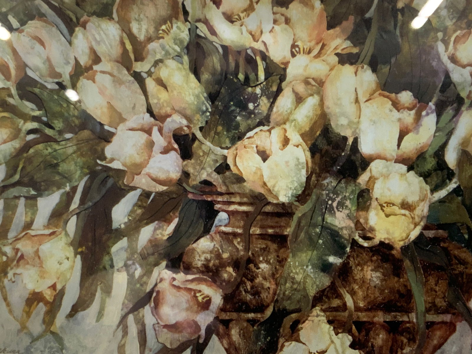 Flower Bouquet Framed Lithograph (1 of 7)