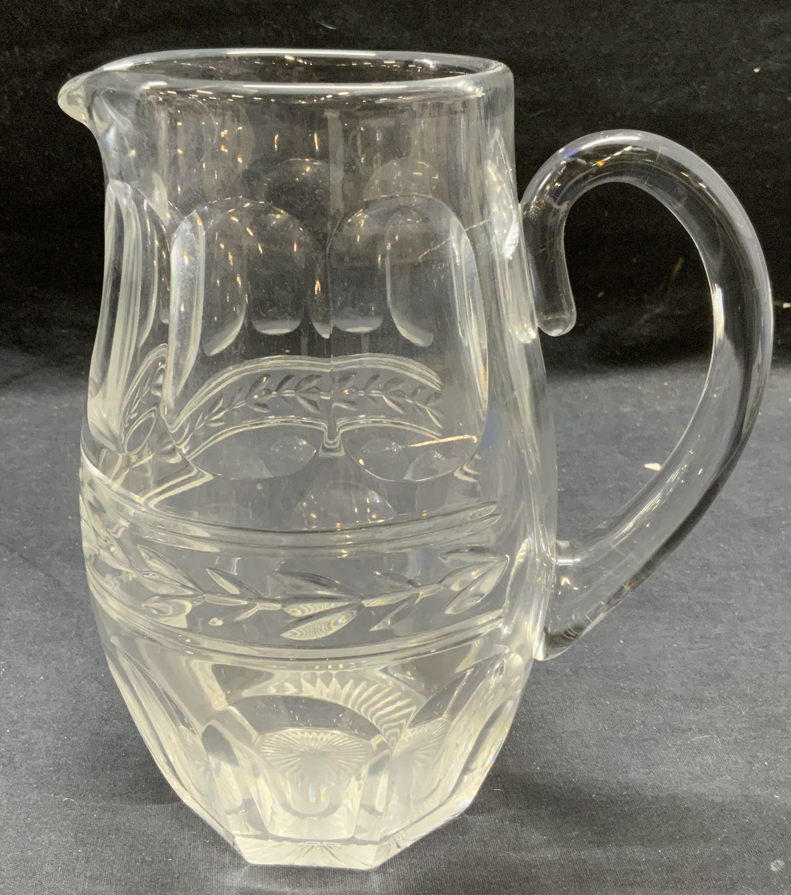 Vintage Baccarat Cut Crystal Pitcher, France (1 of 9)