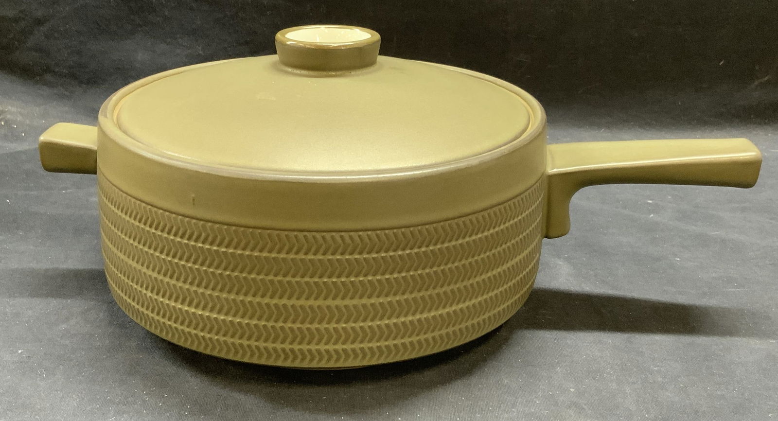 Vtg Denby England Green Ceramic Casserole Dish (1 of 6)