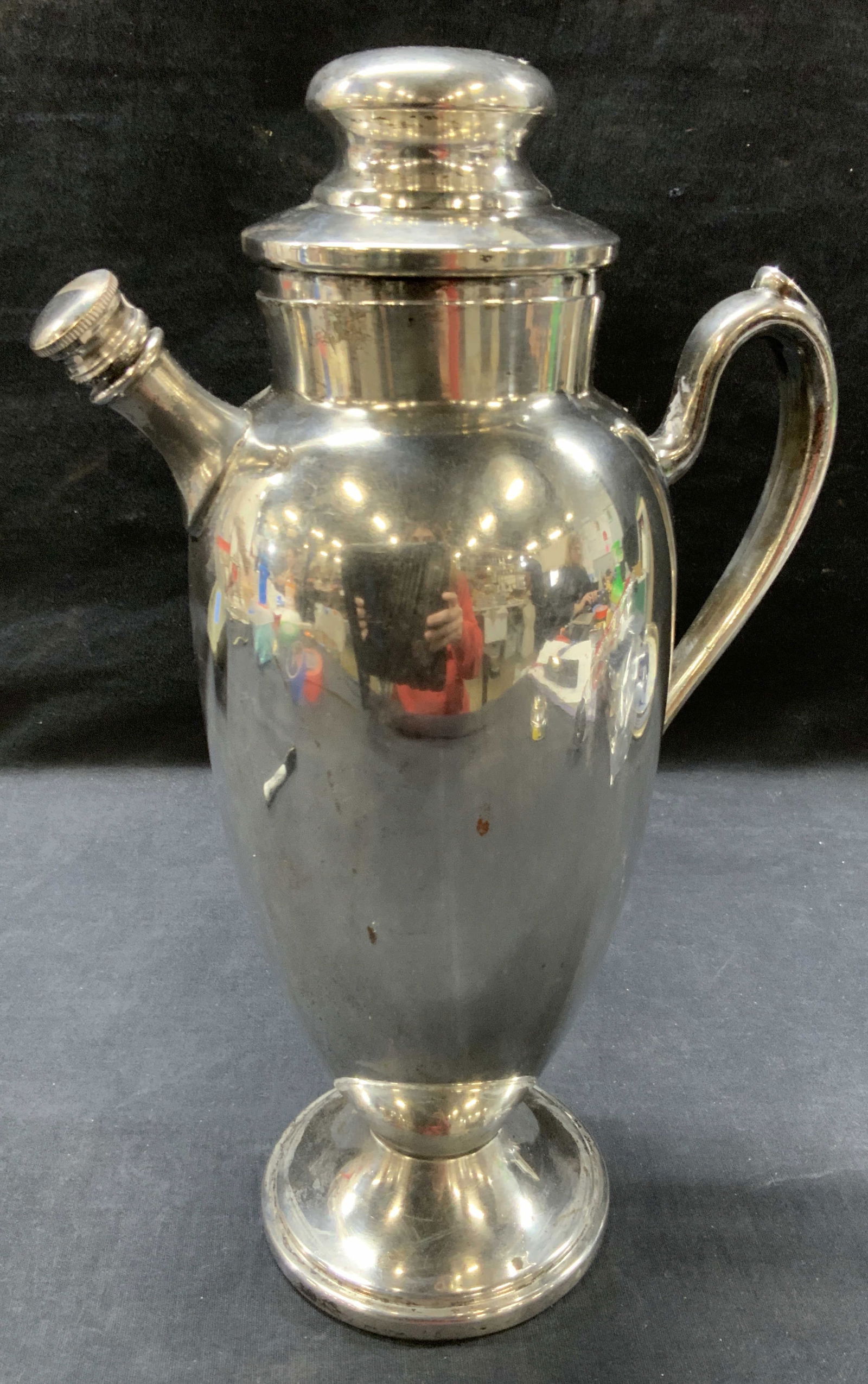 Vtg Gotham Silver Plate Martini Pitcher (1 of 10)