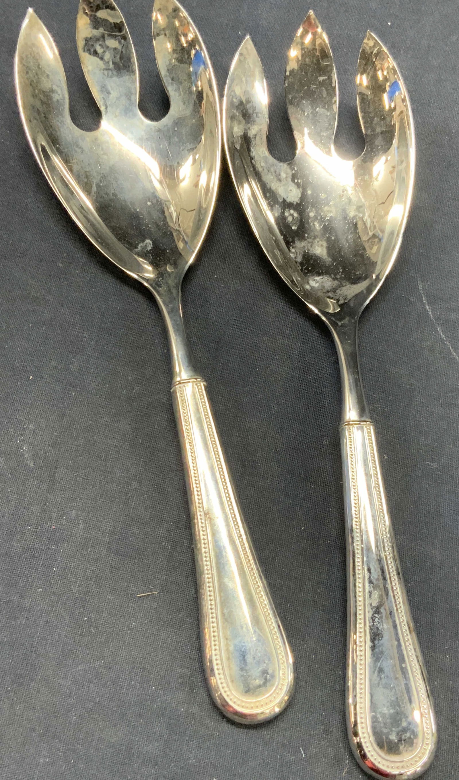 Lot 2 Silver Plate Serving Utensils (1 of 7)