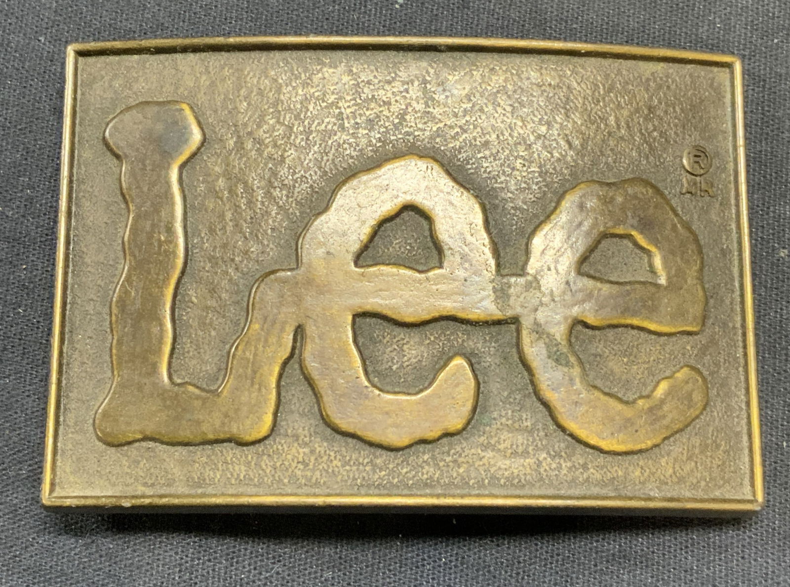 Vintage Lee Jeans Brass Belt Buckle (1 of 6)