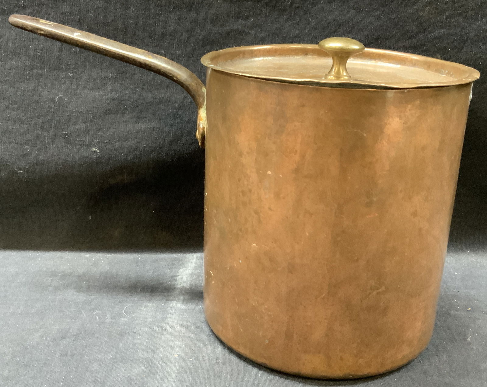 Stamped Vintage Copper Handled Cooking Pot (1 of 10)
