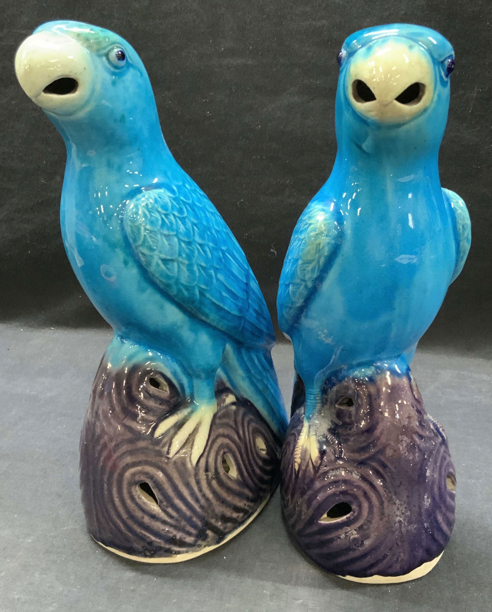 Pr Glazed Ceramic Bird Figures (1 of 12)