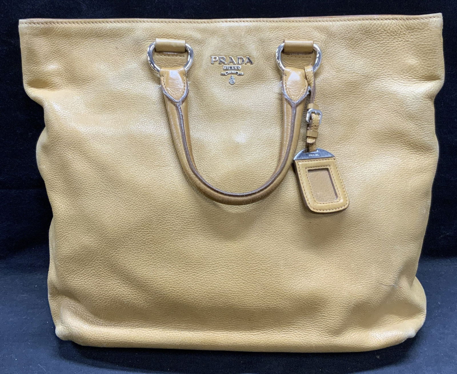 Prada Tan Leather Handbag, Italy (1 of 12)