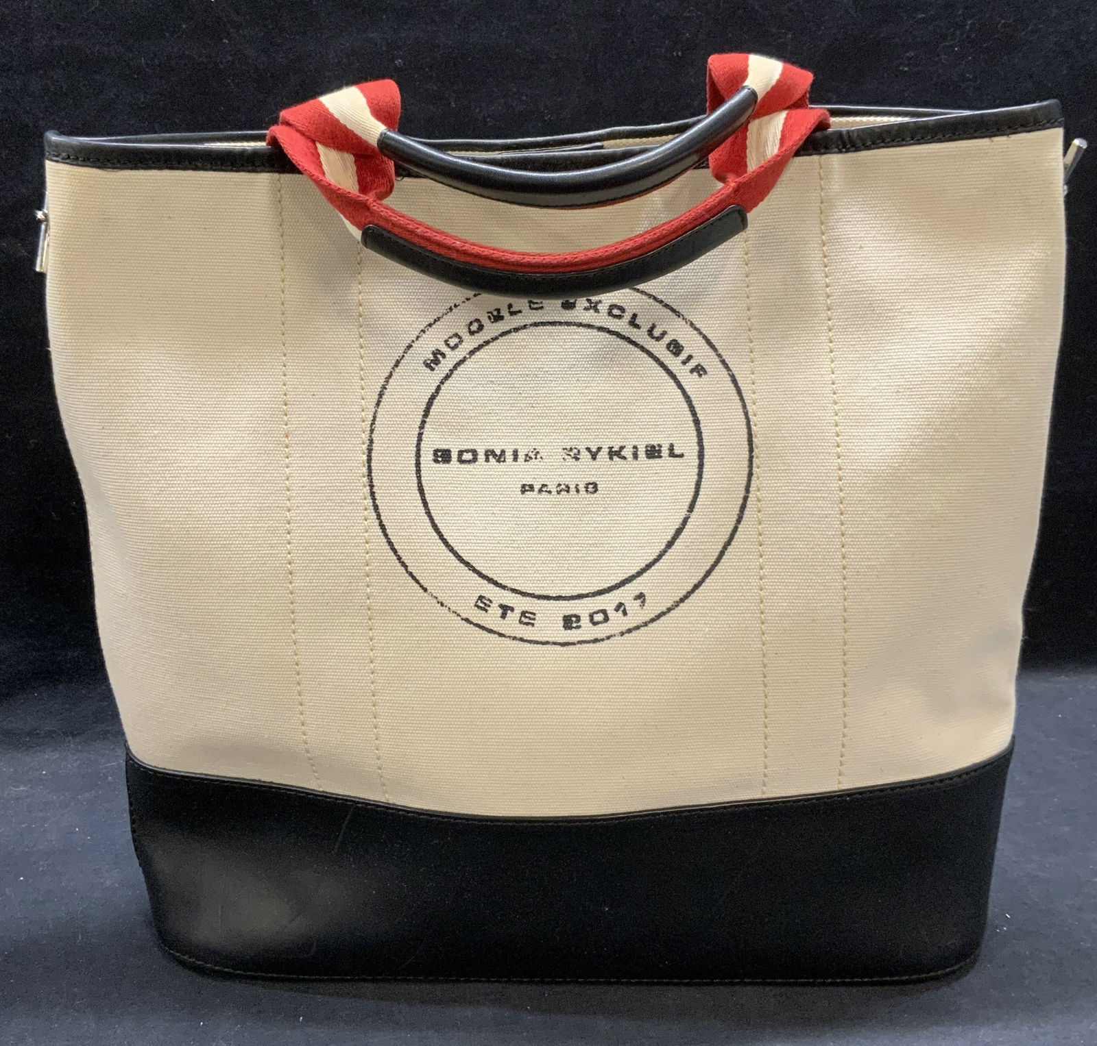 Sonia RYKIEL Canvas & Leather Tote Handbag (1 of 11)