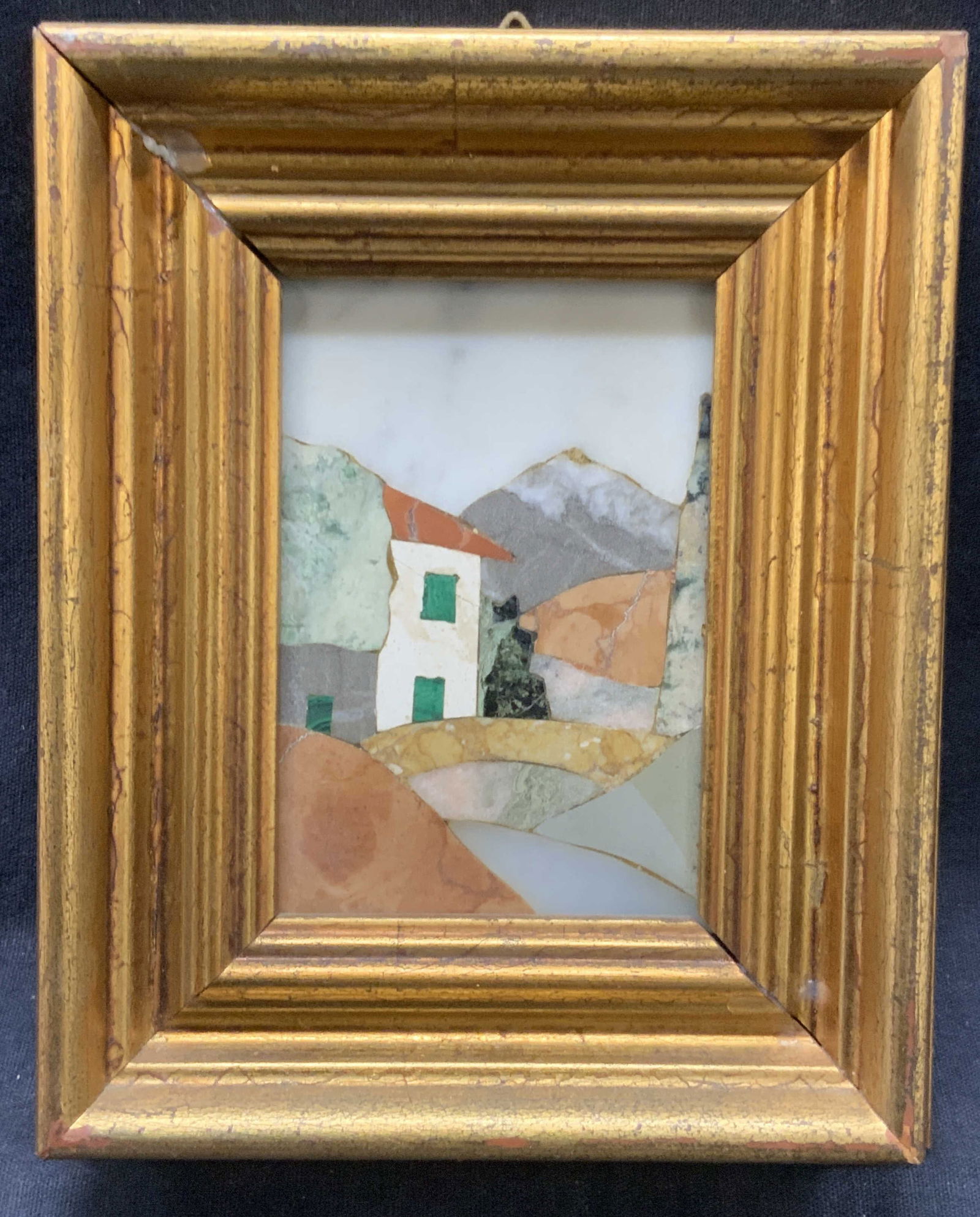 Vintage Stone Inlayed Landscape Art (1 of 9)