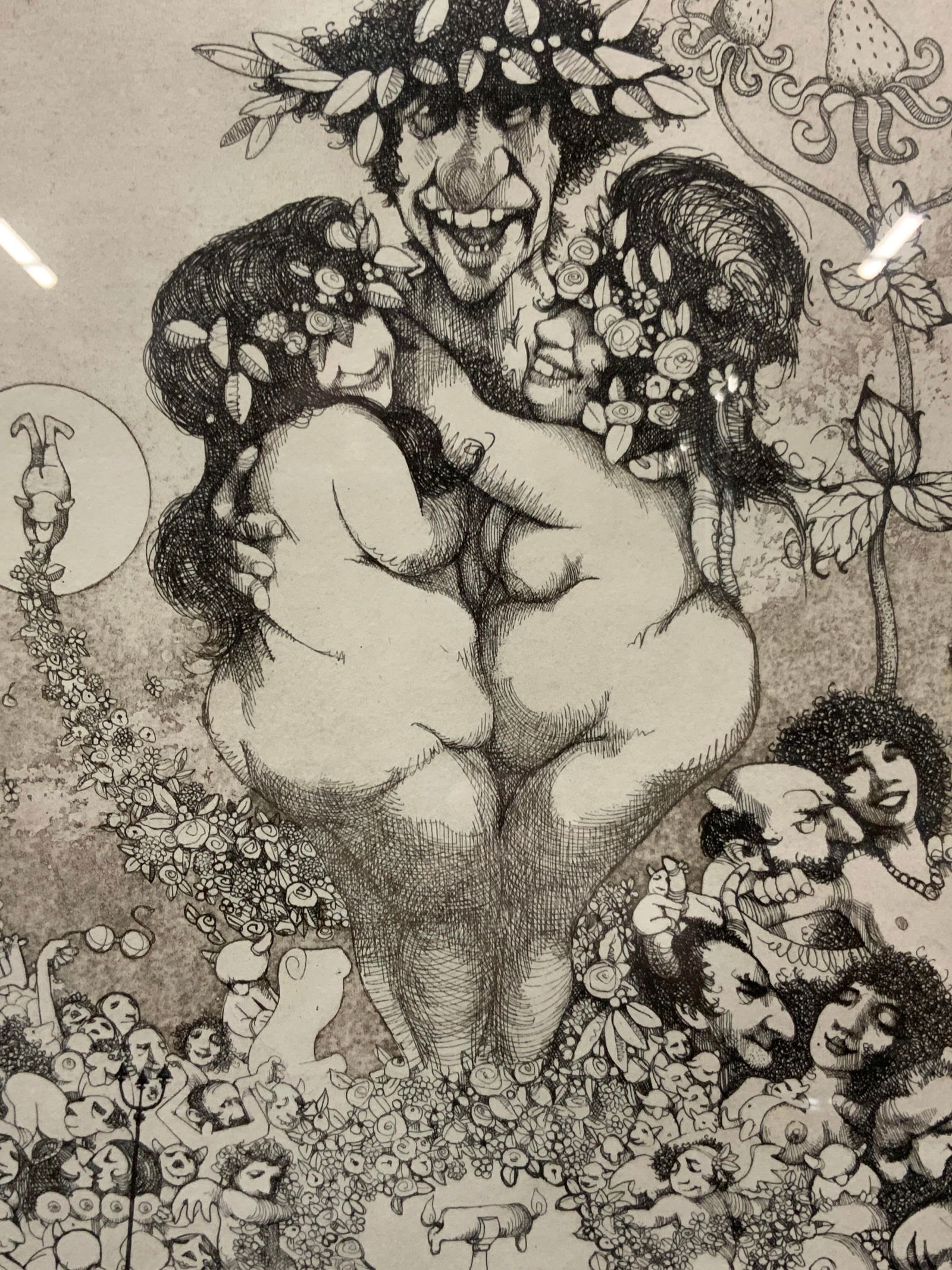 Charles Bragg Signed Burning Candle Etching (1 of 10)