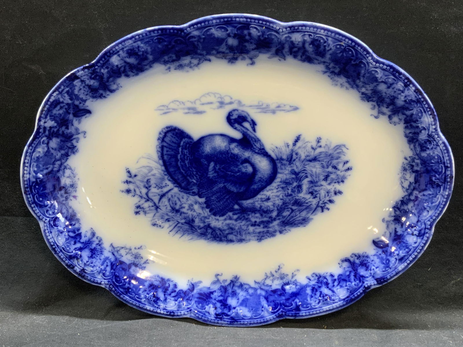Antique Wedgwood Clytie Turkey Platter, England (1 of 7)