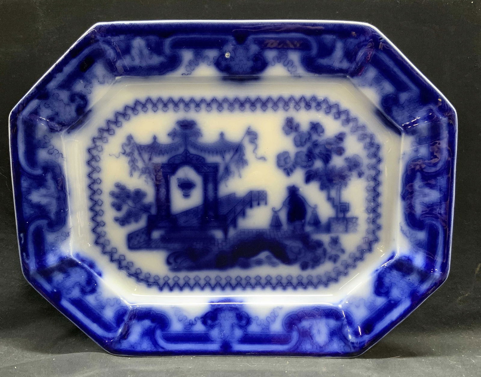 Antique TJ&J Mayer Chinese Porc Oregon Platter (1 of 8)