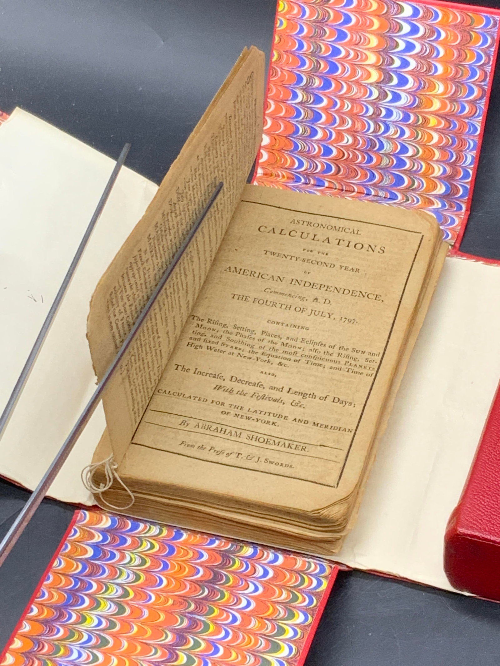 LONGWORTH AMERICAN ALMANACK, NY REGISTER Antq 1797: LONGWORTH AMERICAN ALMANACK, NEW-YORK REGISTER, And CITY DIRECTORY, For The Twenty-second Year of American Independence, CONTAINING MOST THINGS USEFUL IN A WORK OF THE KIND, EMBELLISHED WITH A VIEW OF