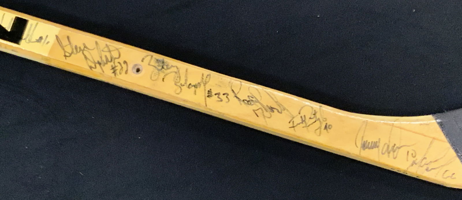 Professional Hockey Team Autographed Stick (1 of 13)