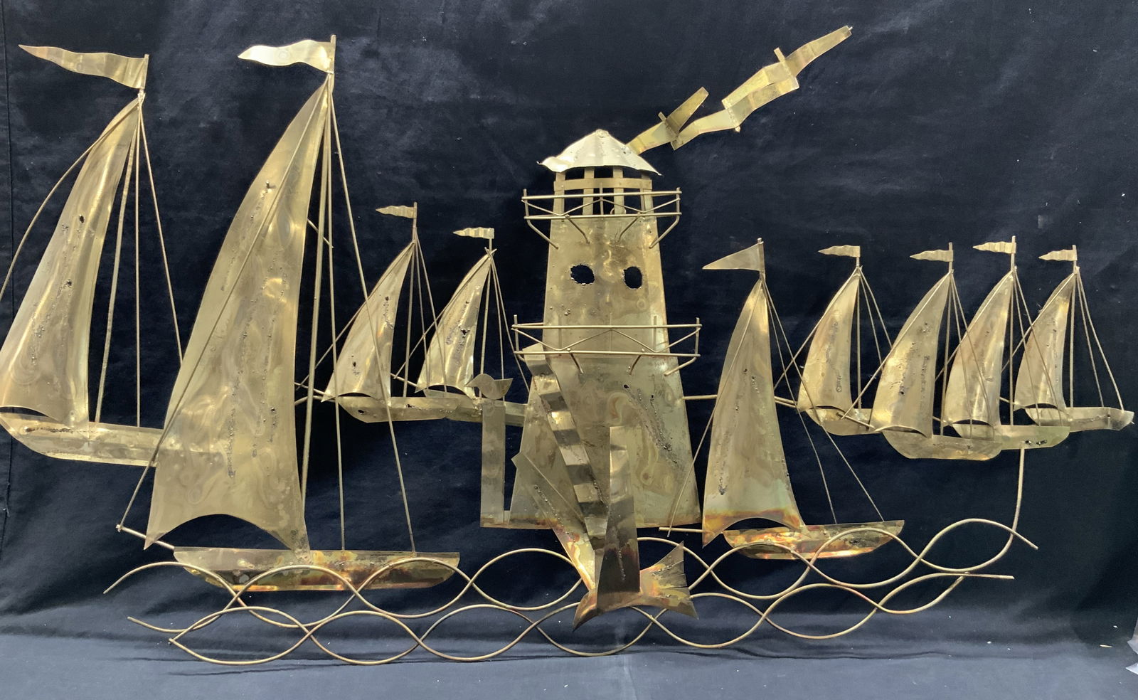 Sg Jere Style Welded Metal Wall Sculpture (1 of 10)