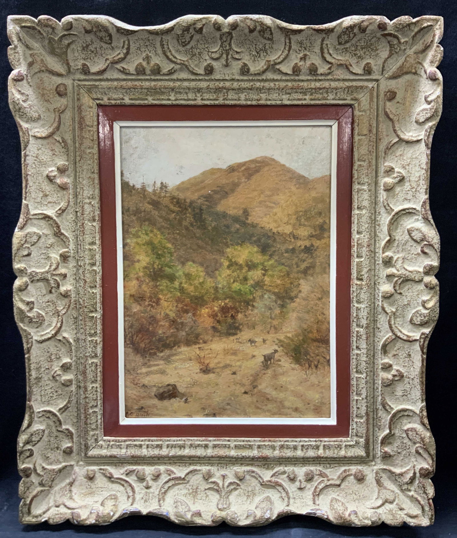 Attr J.C.Nicoll Signed Landscape Oil Painting (1 of 11)