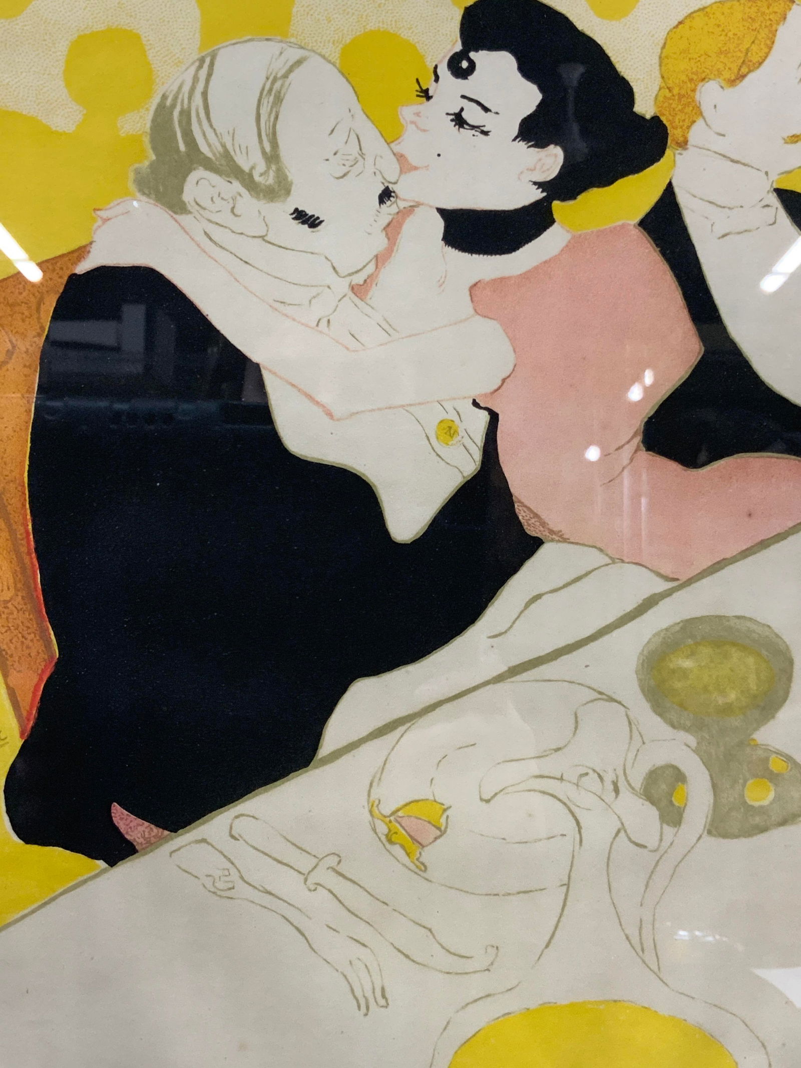 AFTER Toulouse Lautrec Lovers Lounge Etching (1 of 10)