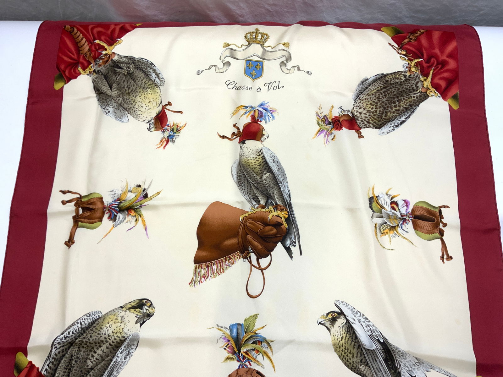 HERMES Paris Henri de Linares Silk Scarf FRANCE (1 of 14)