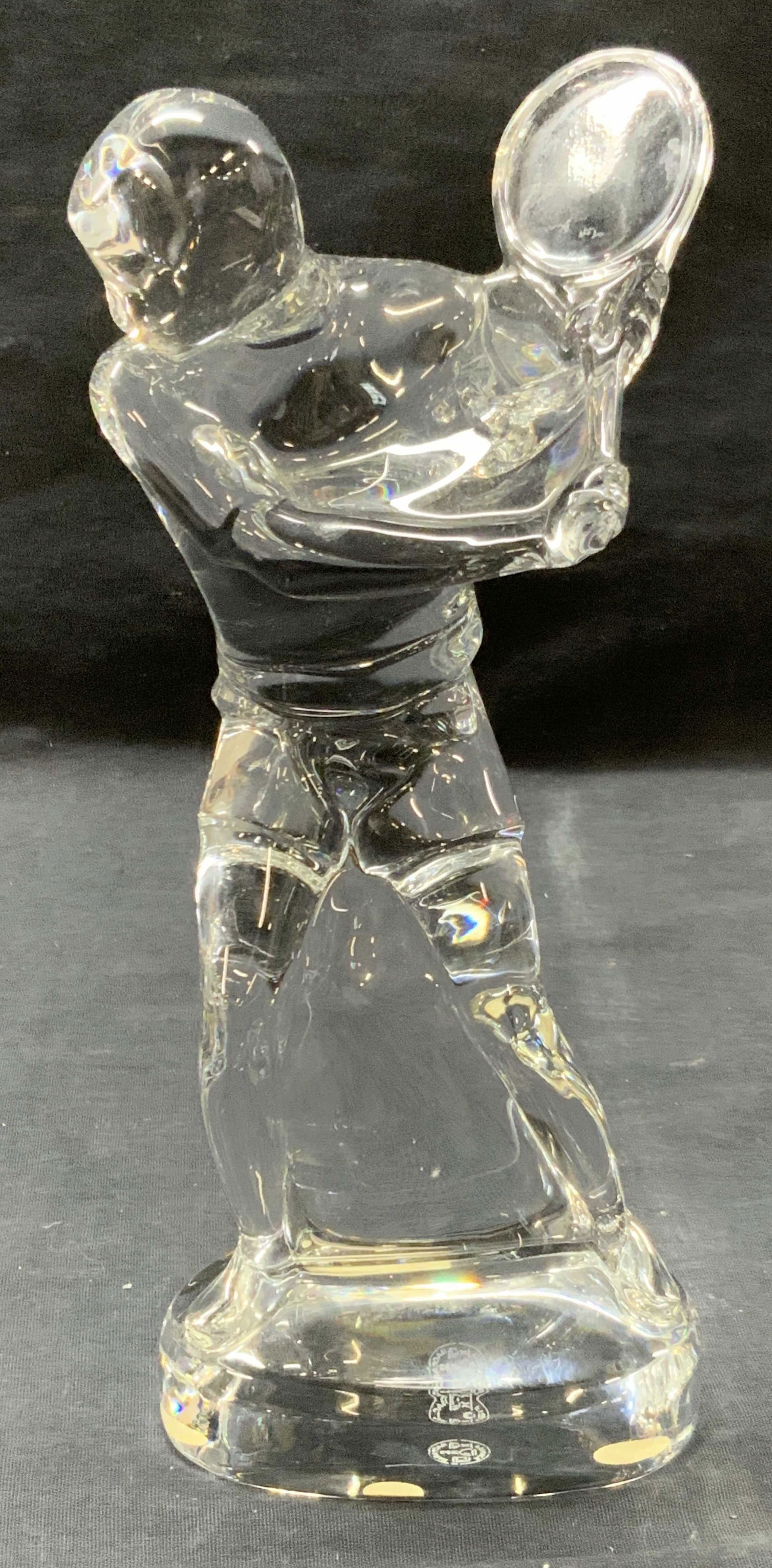 Baccarat Solid Crystal Tennis Player Figure (1 of 6)