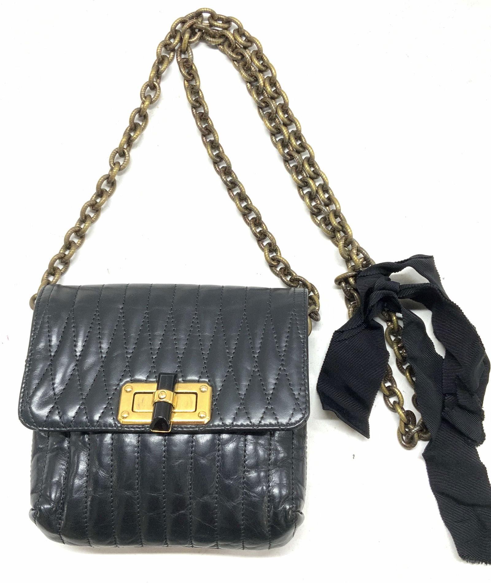 LANVIN PARIS Quilted Leather Evening Bag, Italy (1 of 10)