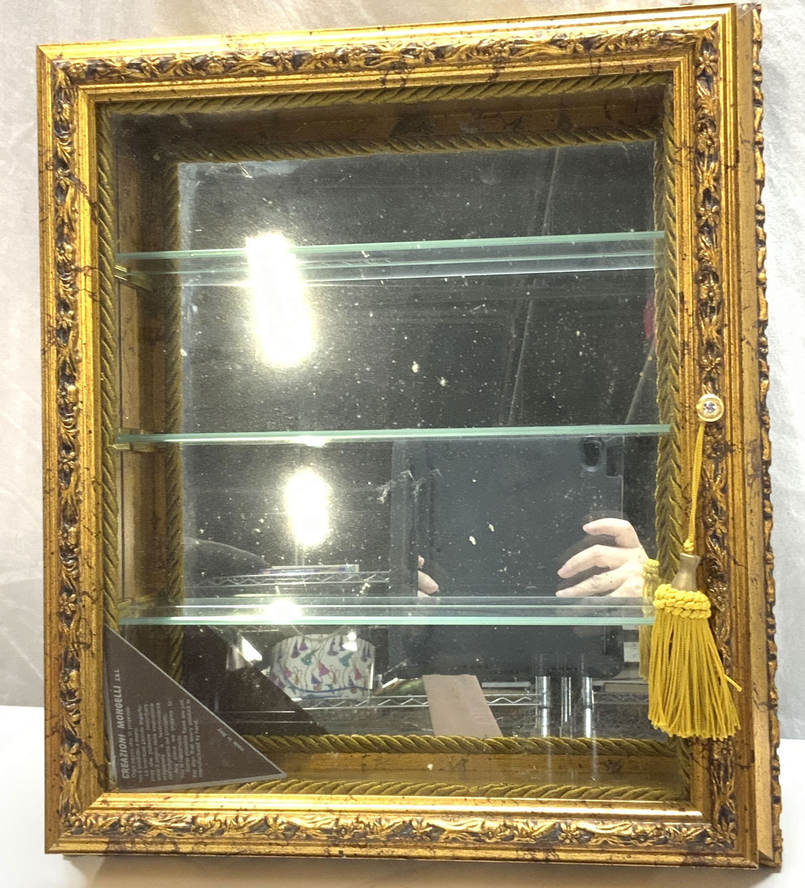 Creazioni Mogelli Handmade Gilt Wood Shelf, ITALY (1 of 12)