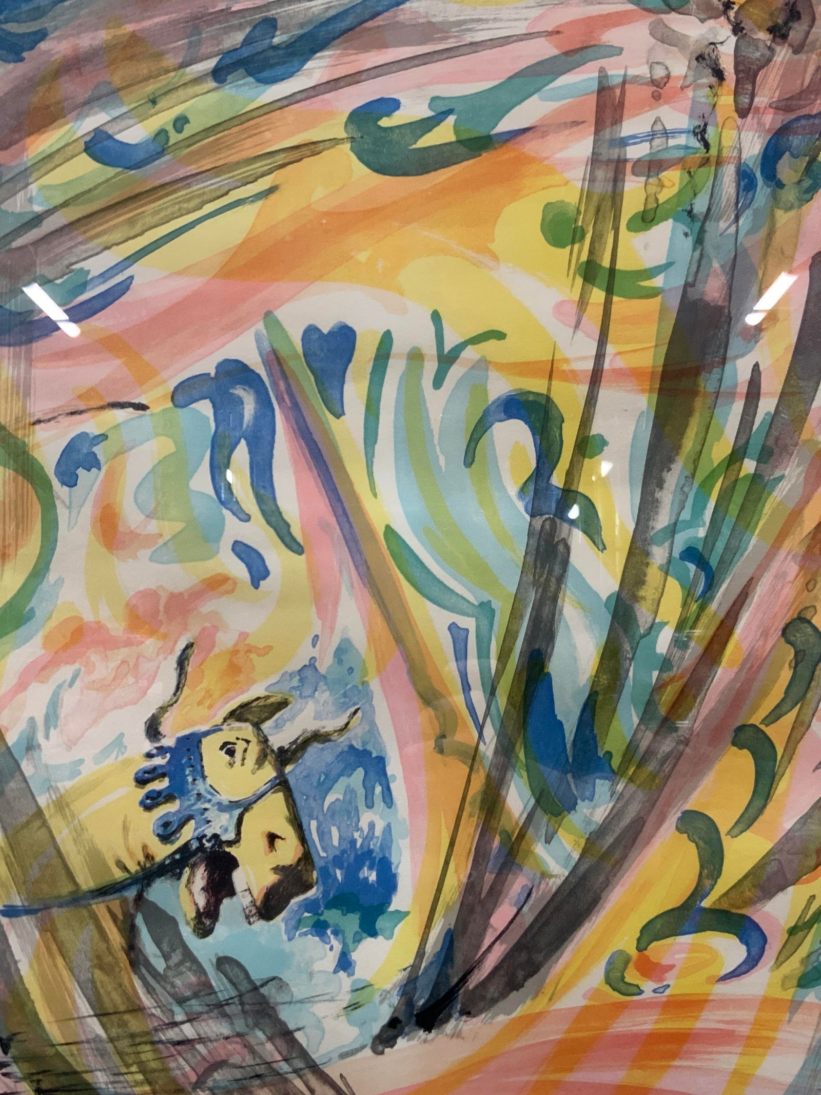 Sgd Artist Proof Carousel Silk Screen 27in (1 of 9)