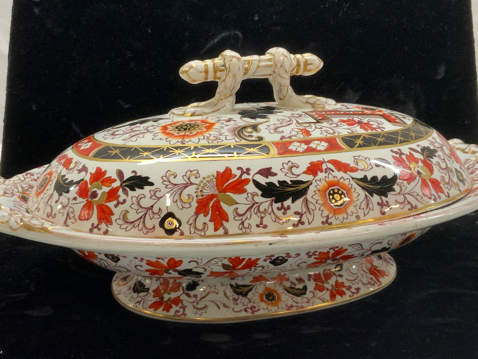 Ashworth Bros. Antq Ironstone Covered Dish, 1875 (1 of 10)