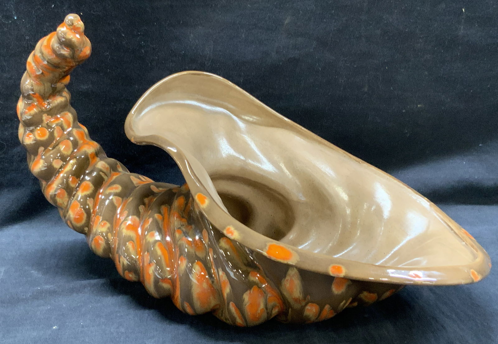 Artisan Sgd Mid Century Ceramic Cornucopia (1 of 8)