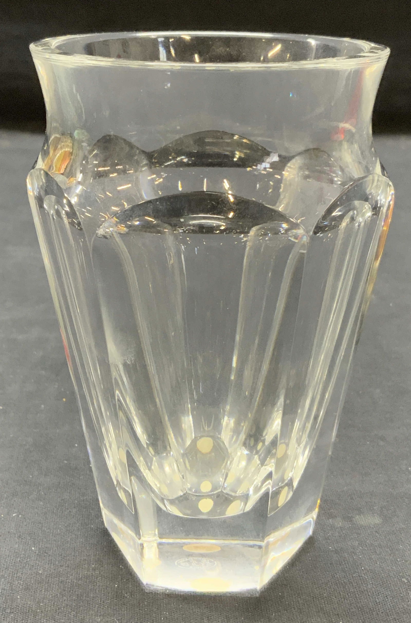 Vintage Baccarat Cut Crystal Vase, France (1 of 6)
