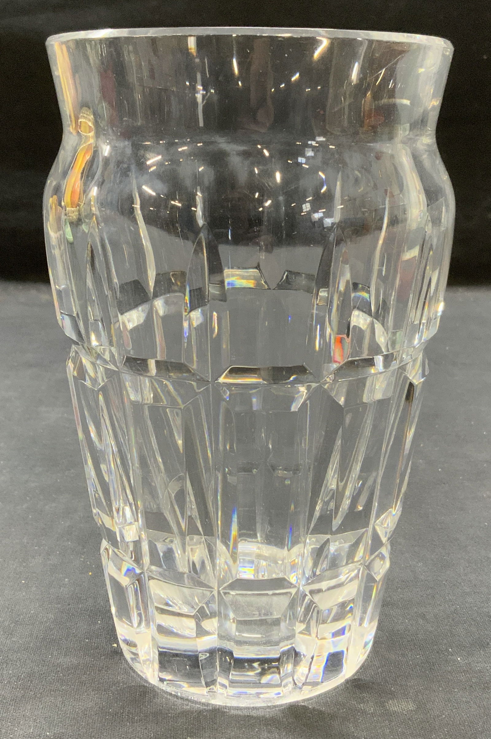 Vintage Baccarat Cut Crystal Vase, France (1 of 6)