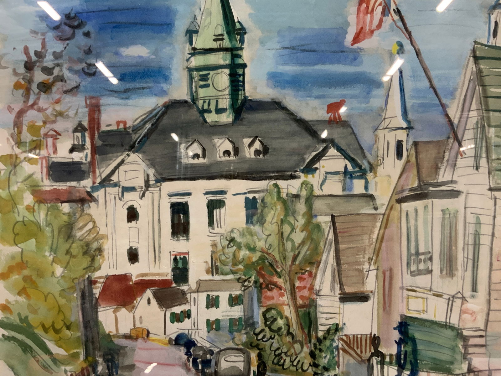 Andre Agnese Sgd Cape Cod Watercolor (1 of 9)