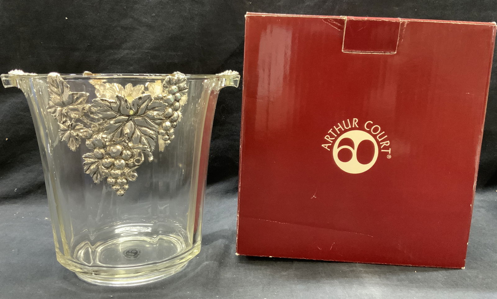 Arthur Court Designs Glass Ice Bucket Orig Box (1 of 10)