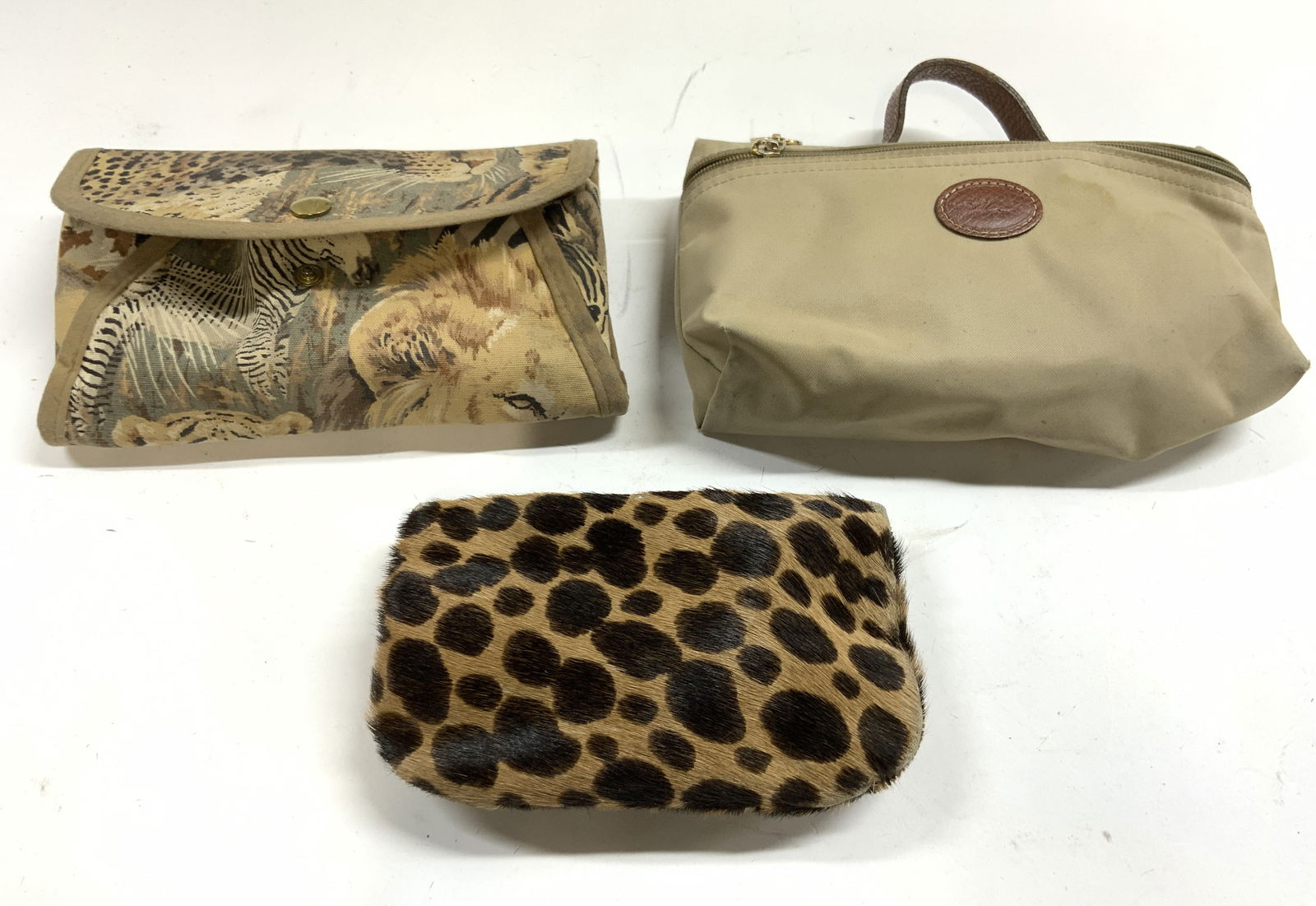 3 Clutches & Coin Purses, Longchamp 1948, Bosca + (1 of 8)