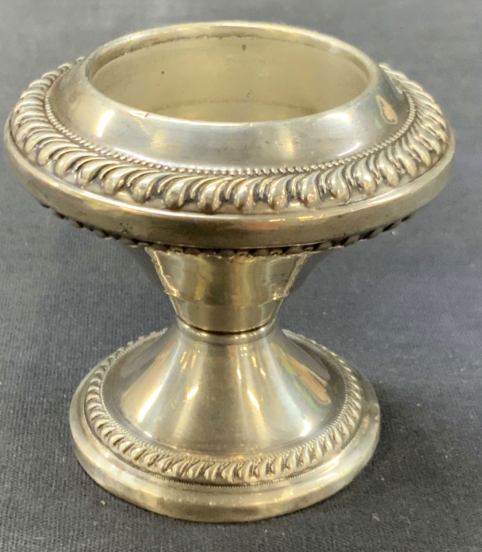 Vintage Sterling Silver Footed Candlestick (1 of 6)