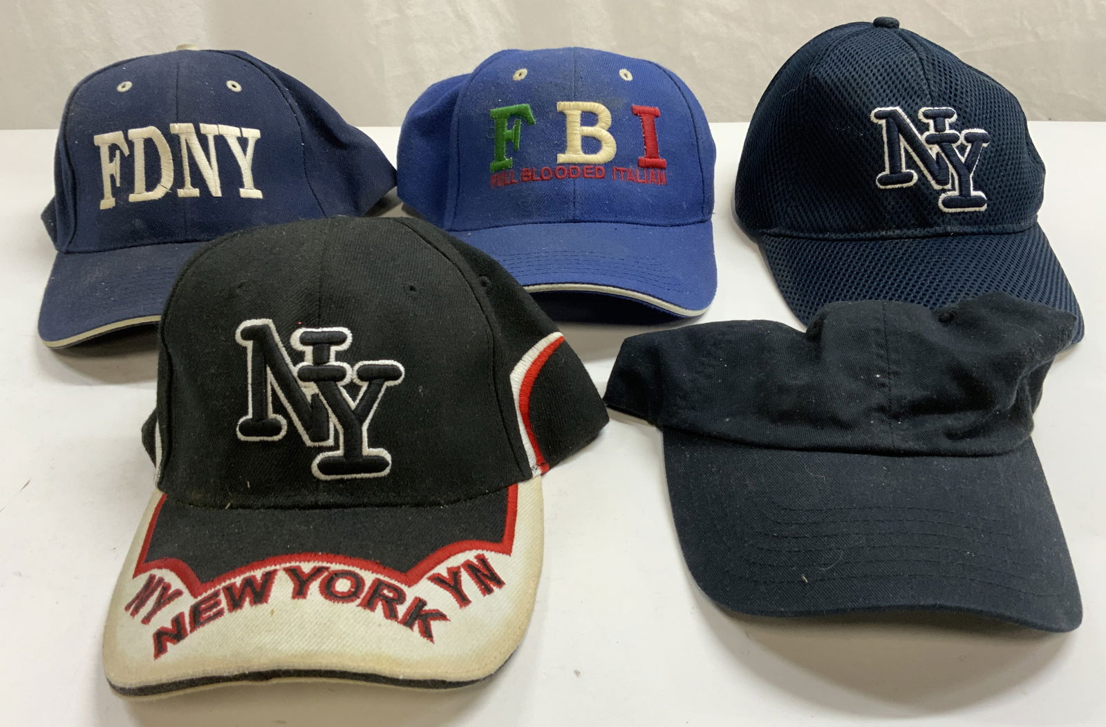 Lot 5 Baseball Caps, New York, FDNY, & More (1 of 7)