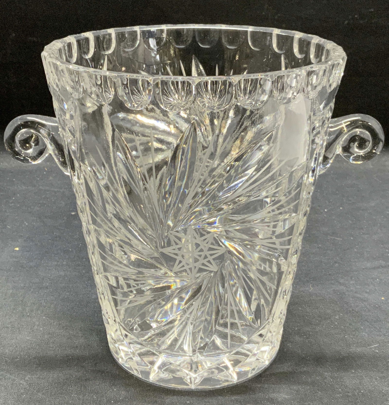 Heavy Cut Crystal Ice Bucket (1 of 6)