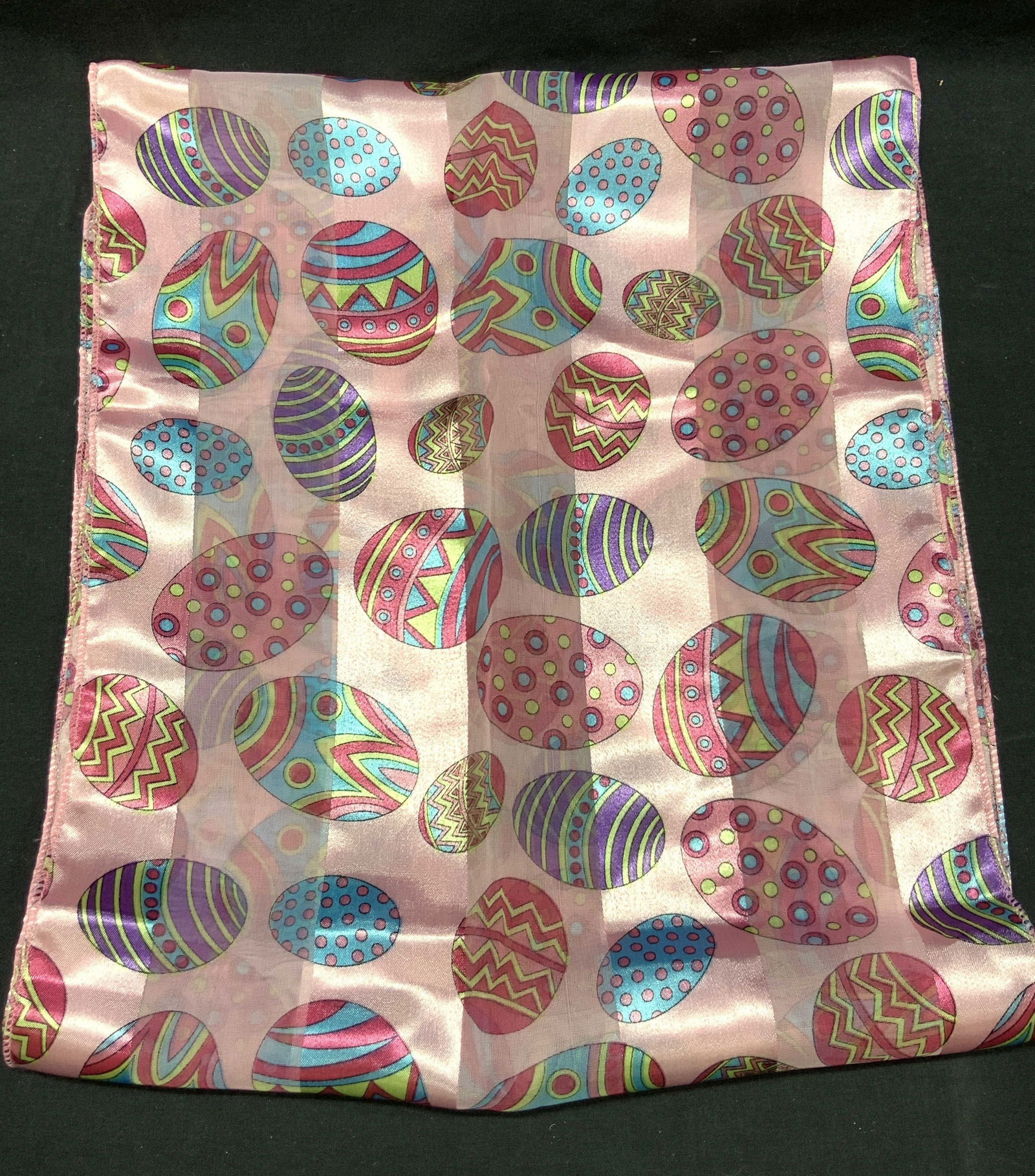 Easter Egg Patterned Material Blend Scarf (1 of 6)