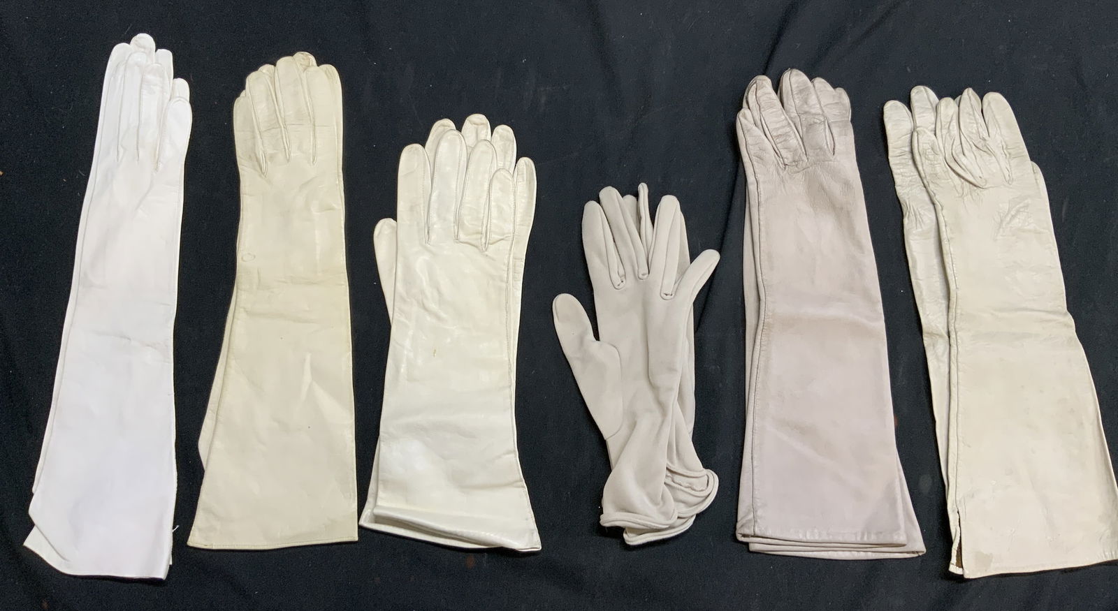 6 Pairs Vintage Gloves Regency France & More (1 of 7)