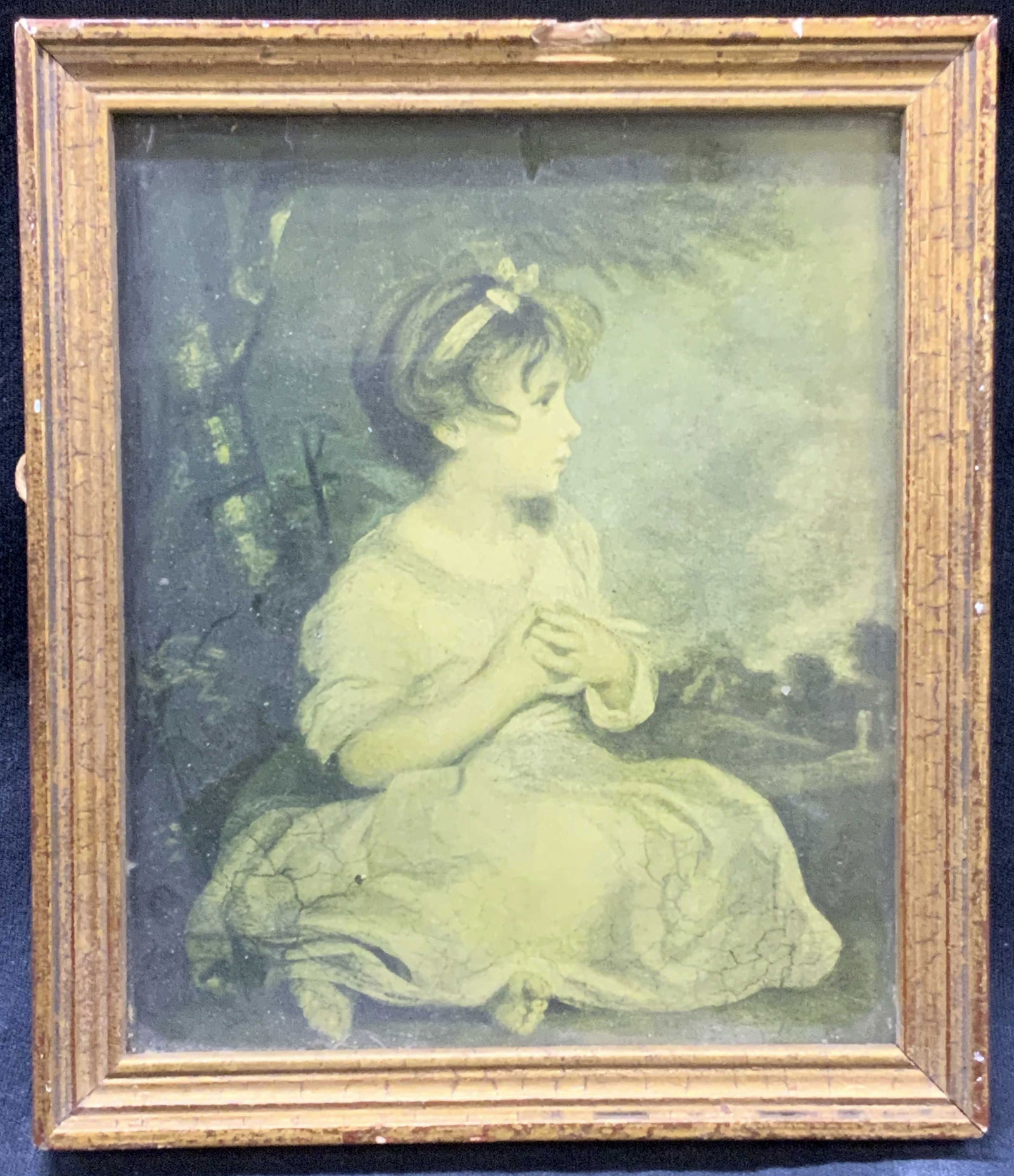 Vintage Age Of Innocence By Joshua Reynolds Litho (1 of 8)