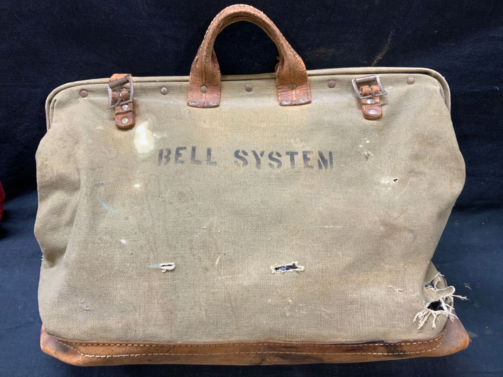 Vtg Bell System Canvas Tool Bag (1 of 10)