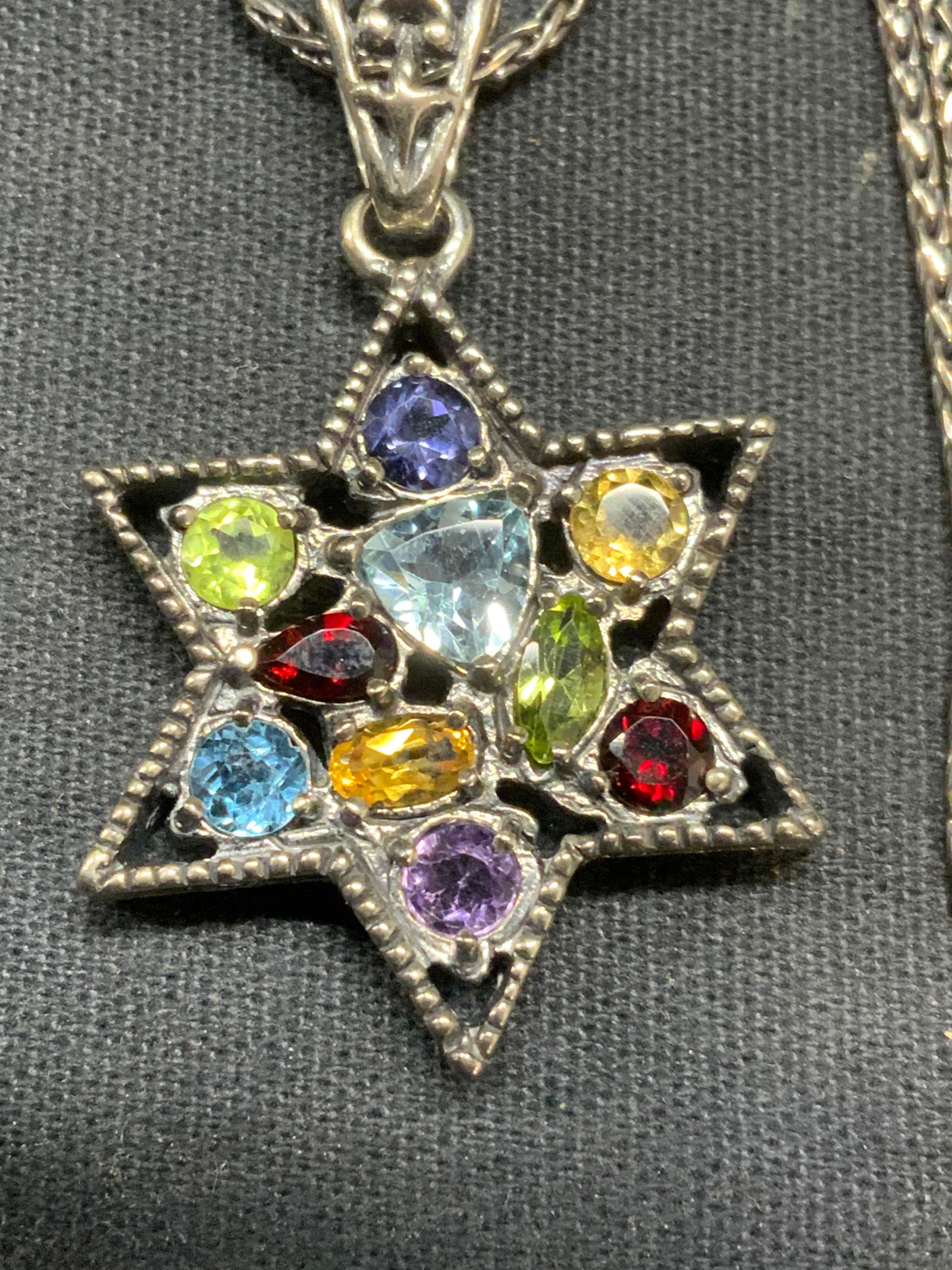 Passage Israel Sterling Silver Gemstone Necklace (1 of 7)