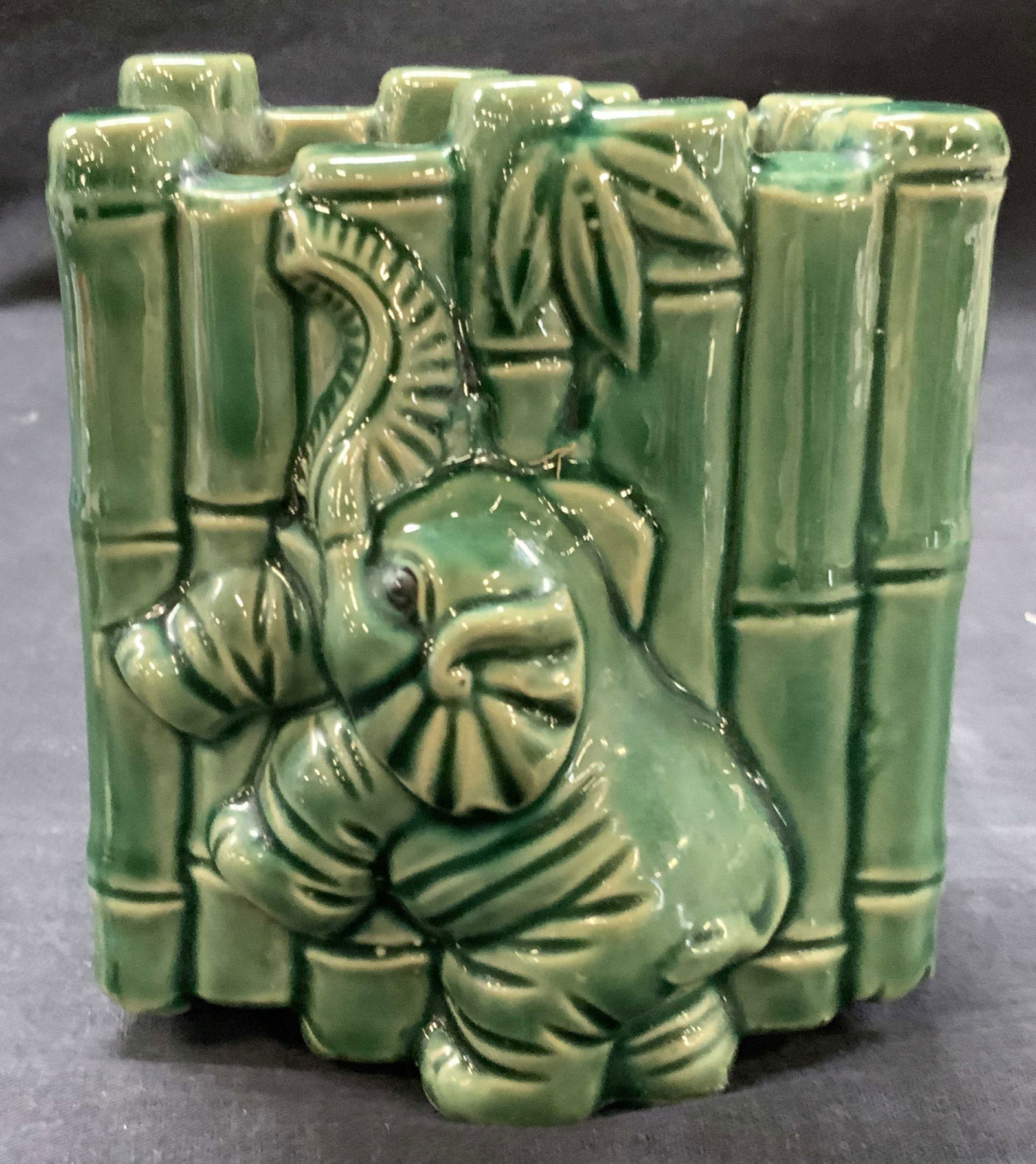 Asian Style Elephant Ceramic Planter (1 of 6)