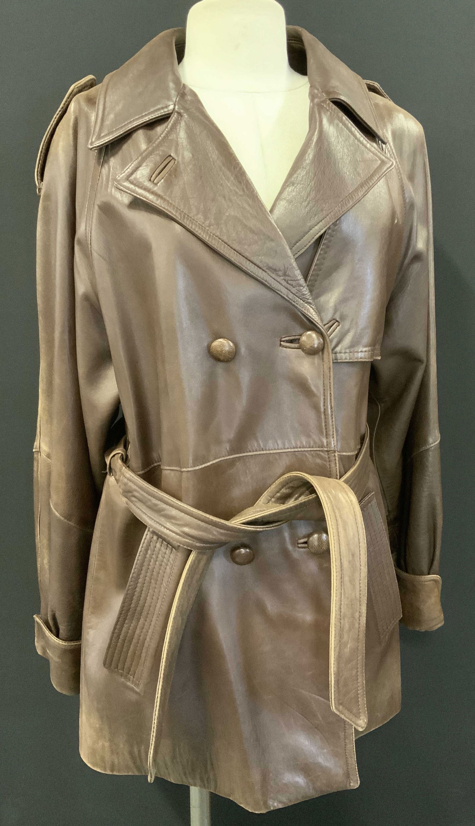 Clifford Michael Soft Leather Jacket w Belt Canada (1 of 12)