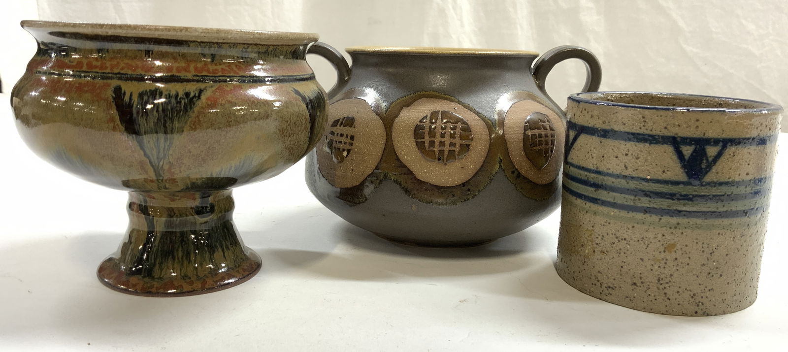 Signed Lot 3 Vintage Ceramic Vessels (1 of 7)