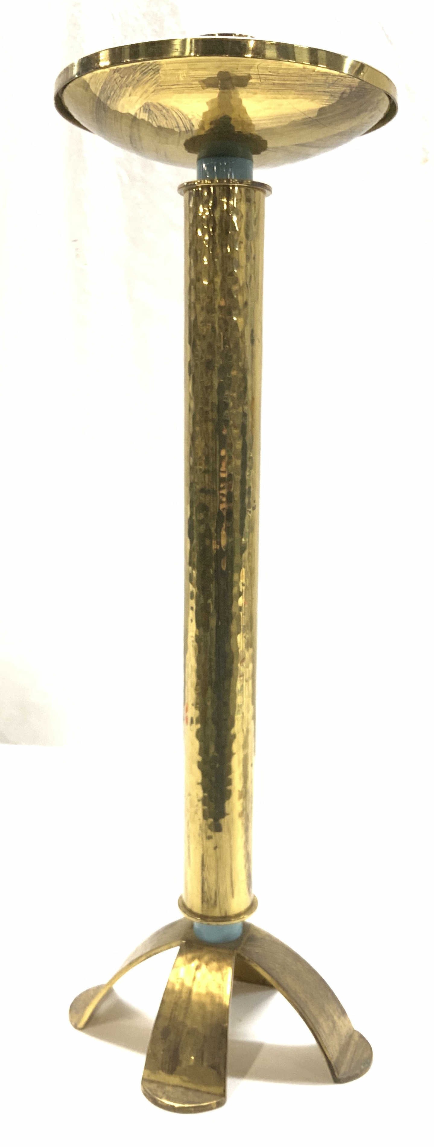 MCM Hand Crafted Swedish Brass Candle Holder (1 of 7)