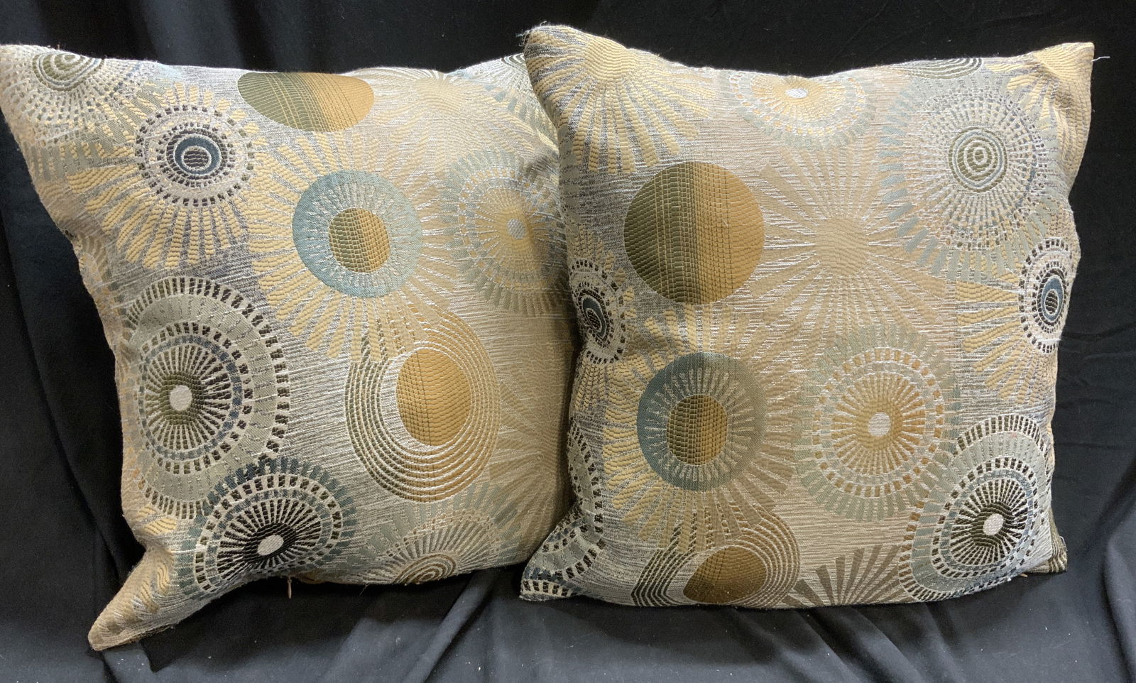 Pair Feather Down Toss Pillows (1 of 7)