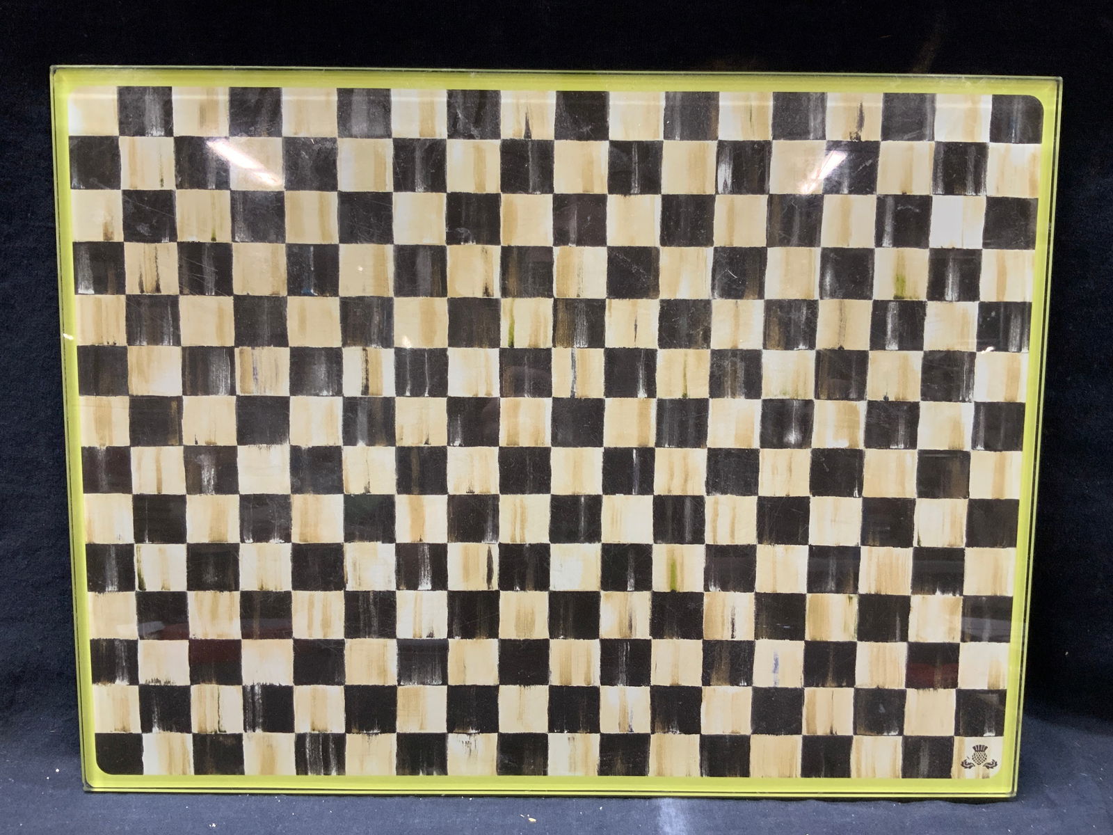 MacKenzie-Childs Checkered Glass Cutting Board (1 of 9)