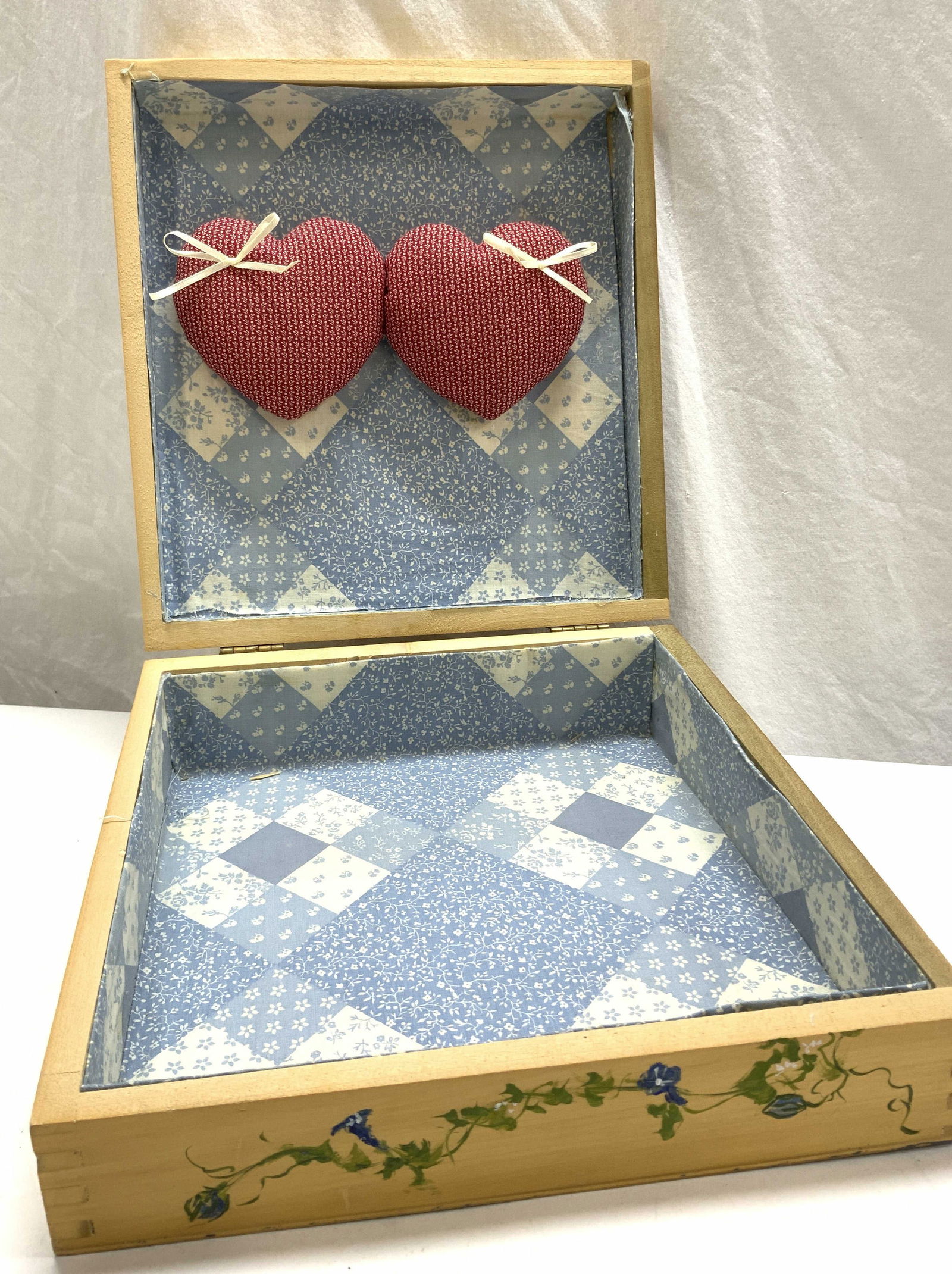 Hand Crafted Hinged Painted Wooden Box (1 of 8)