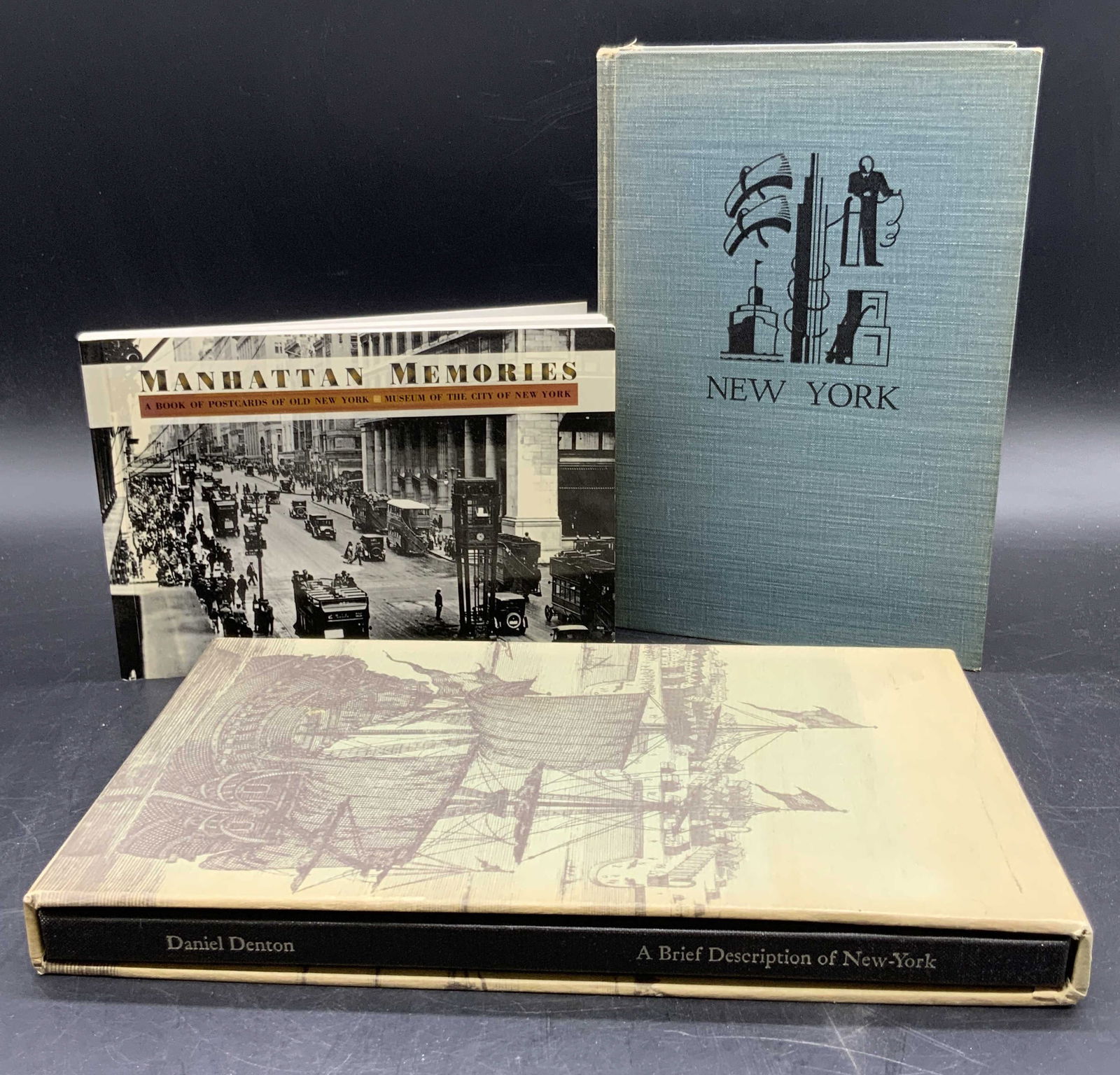 Lot 3 Vintage NYC Illustrated Books, Denton + (1 of 17)