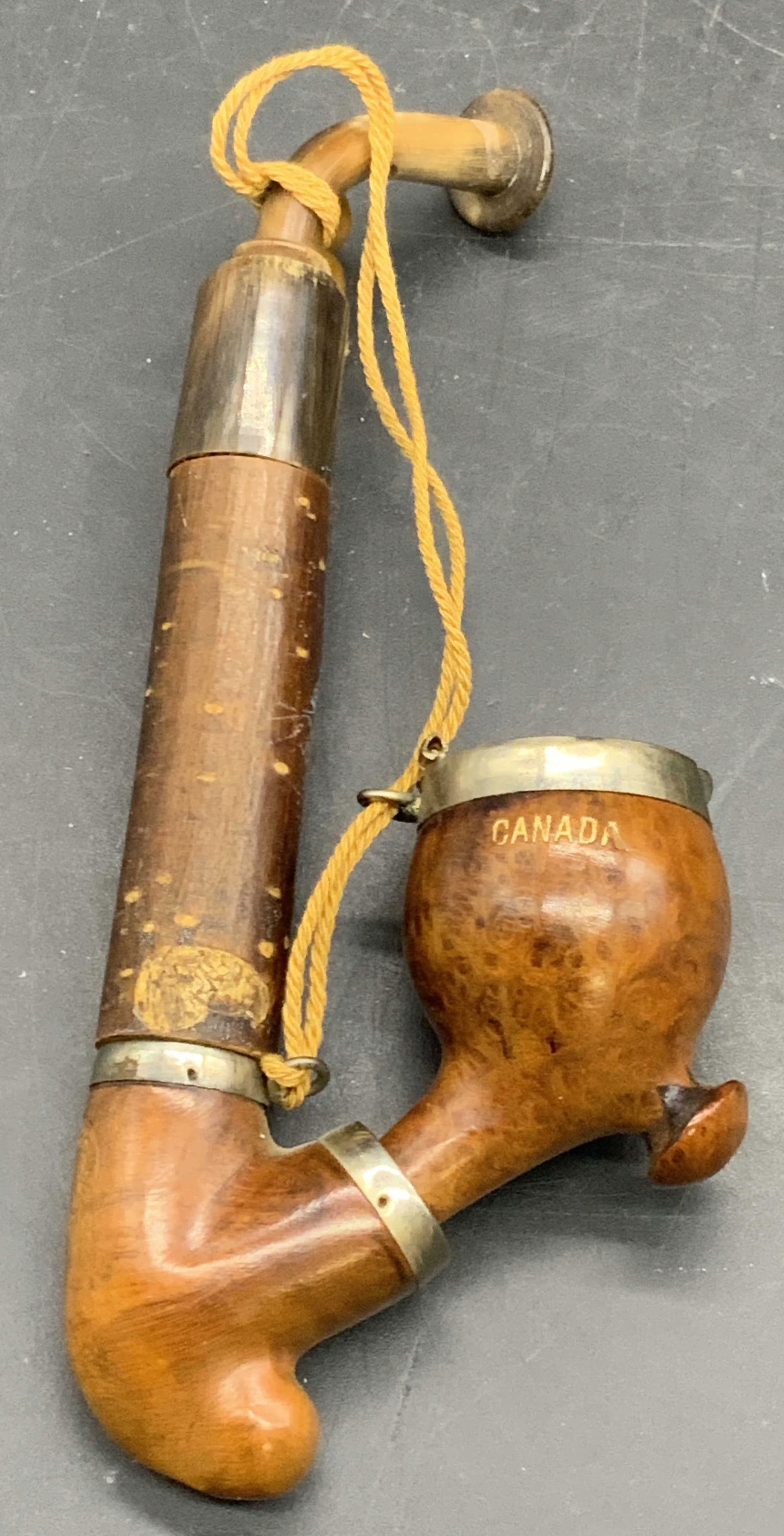 2 OLD BRIAR Vintage Wooden Tobacco Pipes, Czech + (1 of 16)