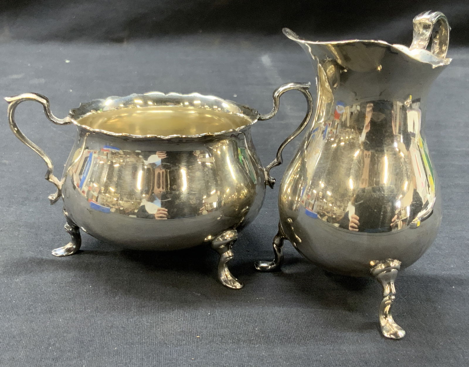 Set 2 Intern. Silver Co. Plated Pitcher & Vessel (1 of 8)